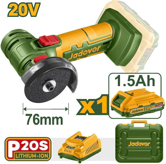 Jadever JDLAP571 Grinder Mini 76mm Battery 1x1.5Ah
