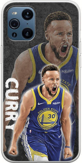 Nba Stars - Stephen Curry Задна корица Силикон Многоцветен (Oppo Find X3 Pro)