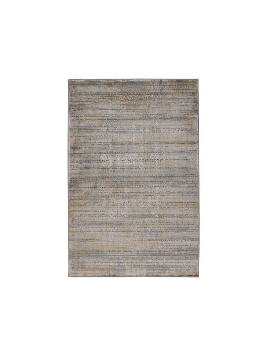 Viokarpet Gossip Rug Rectangular Grey Gold