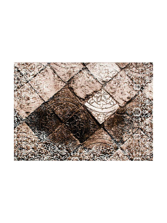 Estia Rug Rectangular Brown