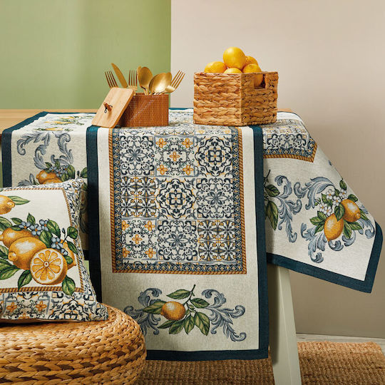 Whitegg Tablecloth Blue 140x180cm