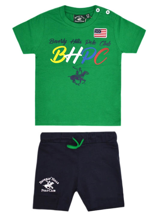 Beverly Hills Polo Club Set Vara 2buc Green/blue