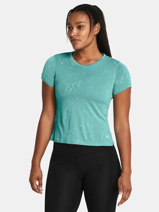 Under Armour Γυναικείο Αθλητικό T-shirt Μπλε