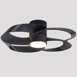 Mantra Rose Closed Type (Ceiling Light) 65cm with Light Black