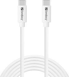 Sandberg USB 2.0 USB-C männlich - USB-C 65W 2m (336-53) Sandberg USB 2.0 USB-C männlich - USB-C 65W 2m (336-53)