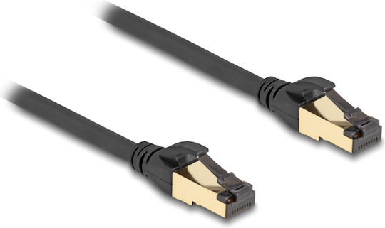 DeLock S/FTP Cat.7 (10Gbps) Καλώδιο Δικτύου Ethernet 5m Μαύρο