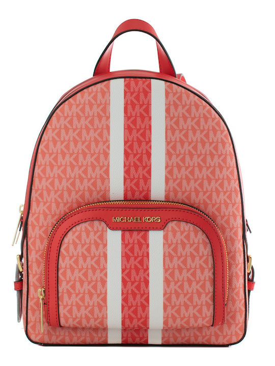 Michael Kors Leather Women's Bag Backpack Red