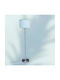 Oxygen Soft Green Floor Lamp H155xW1.55cm. with Socket for Bulb E27 Green