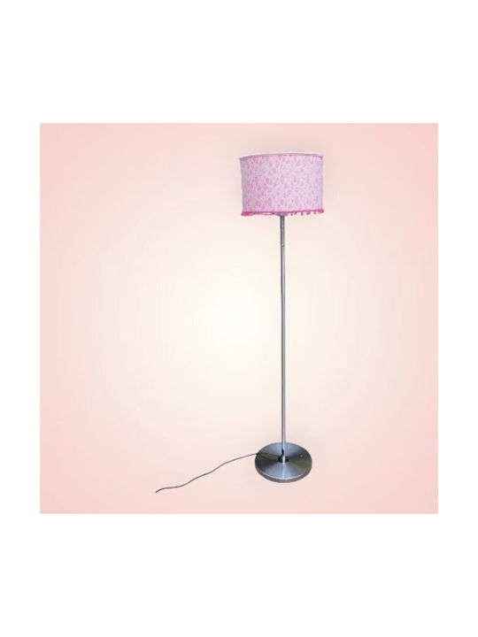 Oxygen Dusty Pink Φωτιστικό Δαπέδου Υ155xΜ1.55εκ. με Ντουί για Λαμπτήρα E27 Ροζ