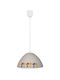 ArkoLight Kids Glass Single Ceiling Light E27 25cm