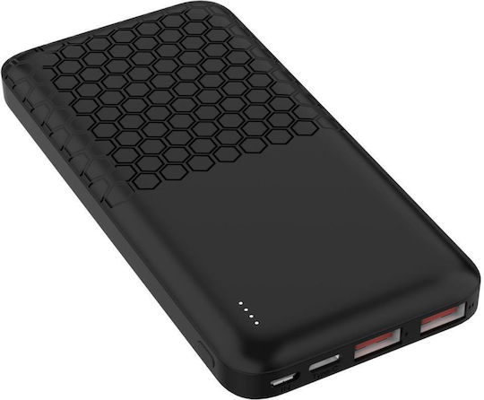 Platinet Power Bank 10000mAh Power Delivery Μαύρο