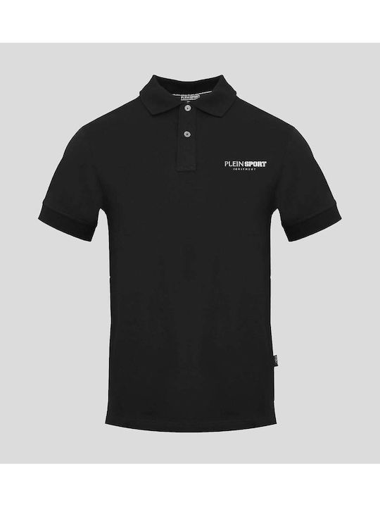 Plein Sport Men's Short Sleeve Blouse Polo Black