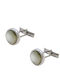 Cufflinks of Silver White