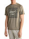 T-shirt Καφέ