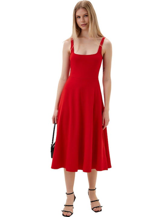 Desigual Midi Dress 3092/rojo 24SWVK06-3092 | Skroutz.mt