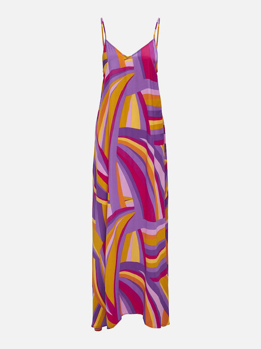 Only Maxi Dress Bright Rose Multi