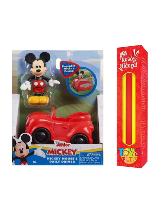 Παιχνιδολαμπάδα Παιχνίδι Μινιατούρα Mickey Όχημα για 3+ Ετών Giochi Preziosi