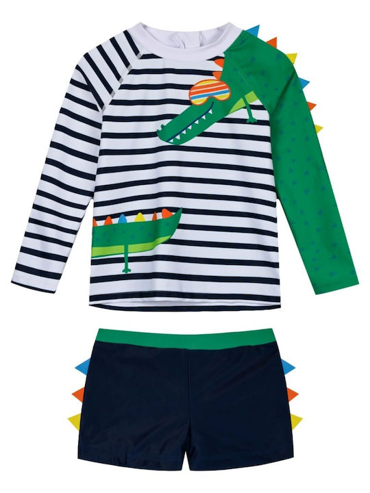 Energiers Kinder Badebekleidung Bademoden-Set Sonnenschutz (UV) navy