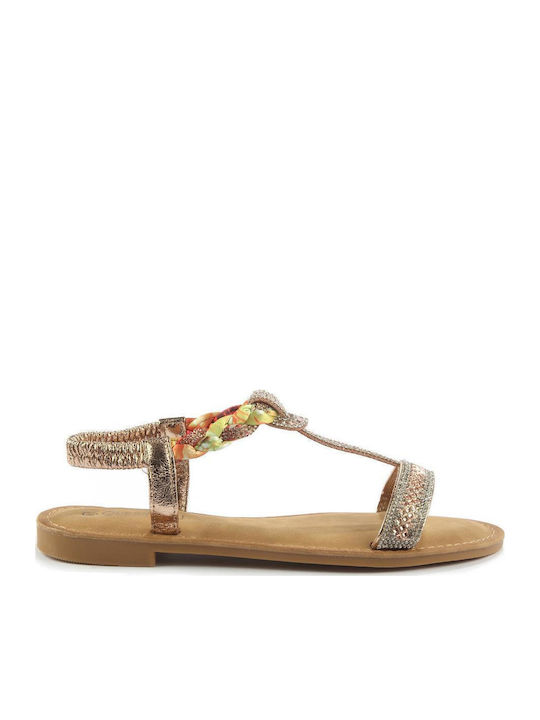 Fshoes Γυναικεία Σανδάλια Χρυσά