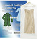 Differ Differ Plastic Hanging Storage Bag for Coat / Dresses 70x130cm 5pcs