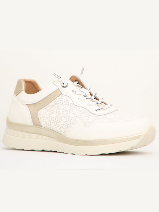 Treintas Shoes Γυναικεία Ανατομικά Sneakers Off White