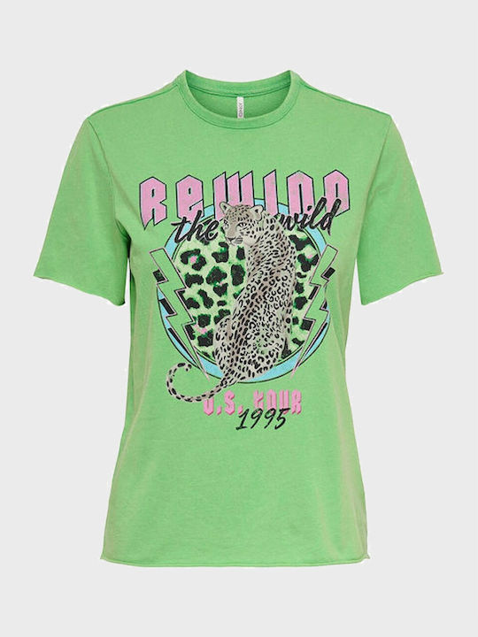 Only Women's T-shirt Green