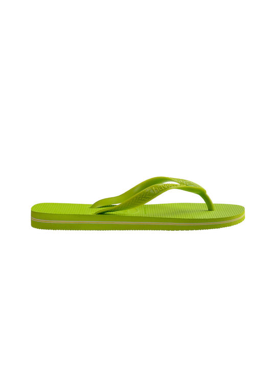 Havaianas Brasil Frauen Flip Flops in Grün Farbe