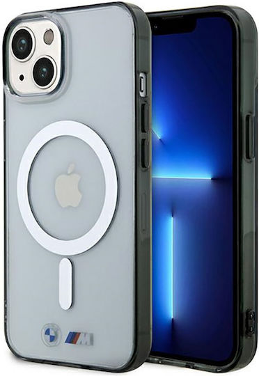 BMW Silver Ring Magsafe Back Cover Silicone Silver (iPhone 14 Plus)