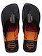 Urban Print Slapi Bărbați Flip Flops Negri