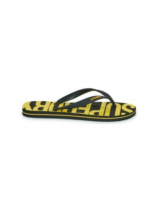 Superdry Vintage Vegan Herren-Flip-Flops Schwarz