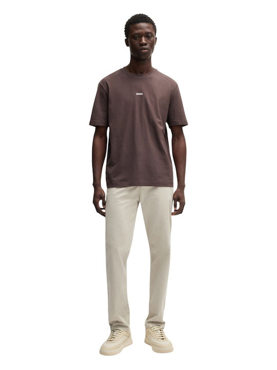 Boss Hose Chino Elastisch Ecru