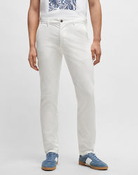 Boss Orange Trousers Chino White