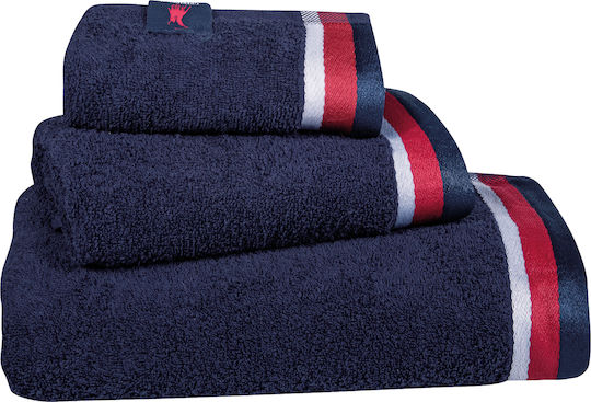 Greenwich Polo Club Bath Towel Set 3pcs 3063 Dark Blue Weight 520gr/m²