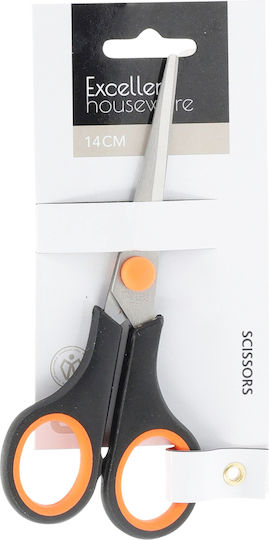 Excellent Houseware Stainless Steel Kitchen Scissor 14cm Orange