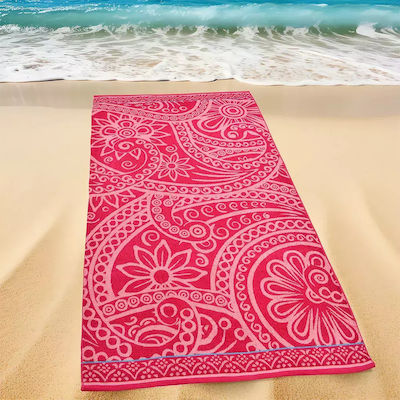 Lino Home Beach Towel Cotton Beige 180x90cm.