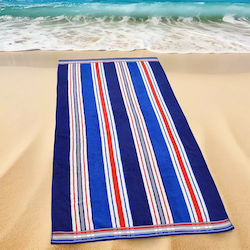 Lino Home Beige Cotton Beach Towel 180x90cm