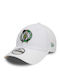 Neue Era Erwachsene 9forty Nba Boston Celtics Seite Patch Cap weiß grün 60503591 neue Era