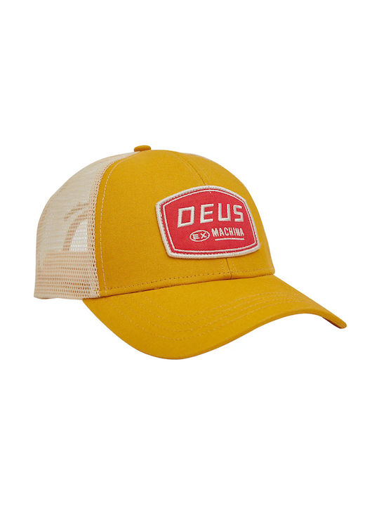 Deus Ex Machina Men's Trucker Cap Yellow