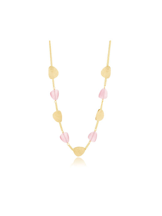 Jools Necklace from Pink Gold Plated Silver