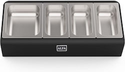 Alfa Forni Σκεύος Gastronorm Ανοξείδωτο GN1/9