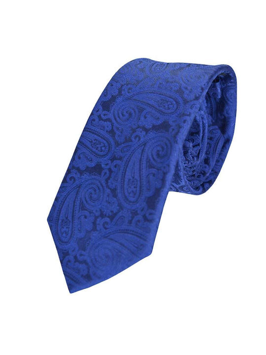 Silk Tie Octopus Blue Designs Solid Color 7,5 Hm