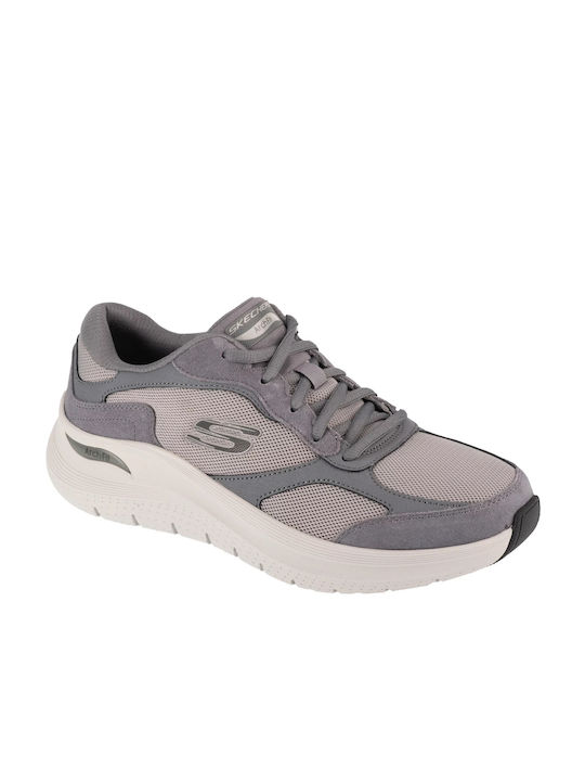 Skechers Arch Fit 2.0 Keep Ανδρικά Sneakers Γκρι