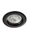 Kanlux Spot Rotund Îngropat Cu Dulie GU10 Negru 3.3x3.3cm
