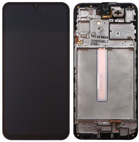 Samsung Οθόνη mit Touch-Mechanismus für Samsung A256B Galaxy A25 5G (Schwarz)