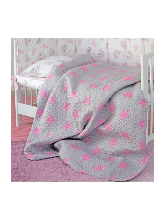 Melinen Star Girl Pătură pentru bebeluși Bumbac Multicolour 110x160cm