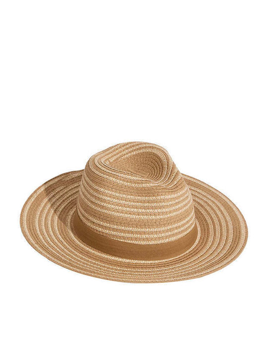 Achilleas Accessories Wicker Women's Hat Brown