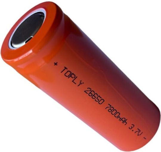 Toply Επαναφορτιζόμενη Μπαταρία 26650 7800mAh 3.7V
