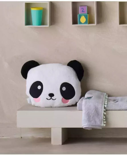 Kentia Kids Decorative Pillow Puffin White and Black 35x30cm