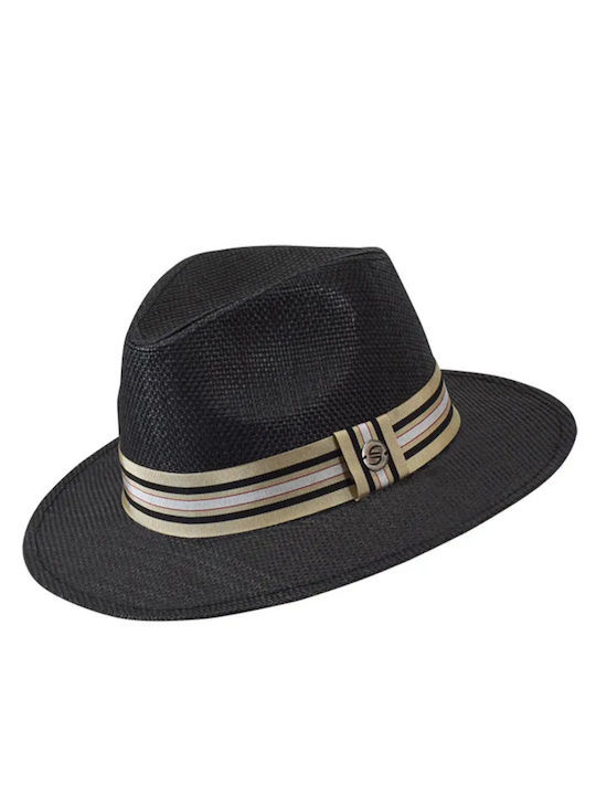 Stamion Men's Fedora Black