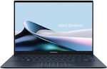 Asus ZenBook S 14 UX3405MA-OLED-PP456X 14" 120Hz (Ultra 9-185H/32GB/1TB SSD/W11 Pro) Ponder Blue (Tastatură GR)